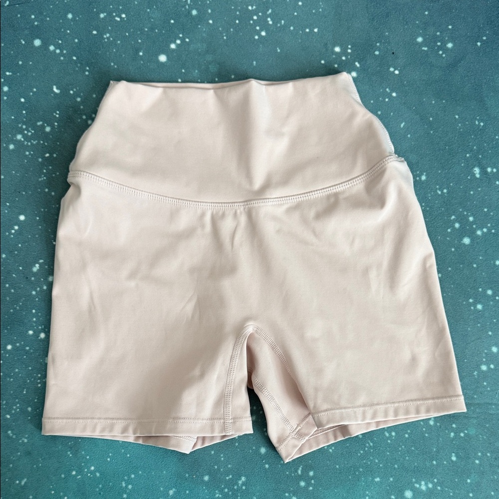 CSB Women's Freedom Blush pink 4” High-Waisted Shorts S